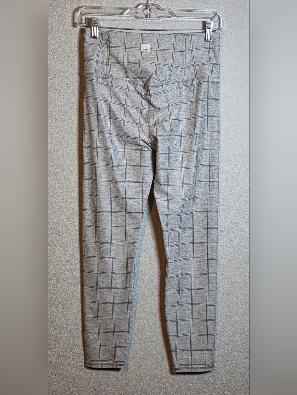 Vuori Clean Elevation Leggings M Windowpane Grid DreamKnit Move High Rise 7/8 - Picture 5 of 9